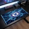 Chelsea FC Aufgedrucktes Großes Mauspads, Rutschfeste Weiche Gummi Gaming Schreibtischmatte für Büro Laptop Computer Dekoration
