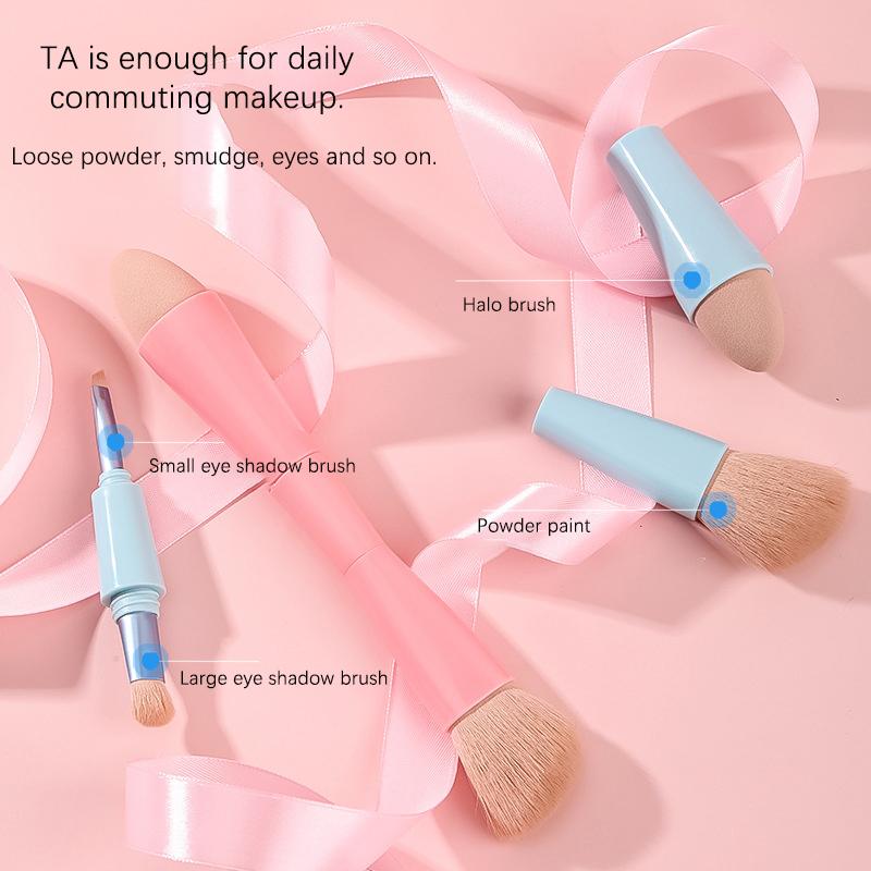 Reise Tragbarer Multitasker Beauty Tools Make-up Pinsel Abnehmbares Make-up Pinselset Make-up Pinsel