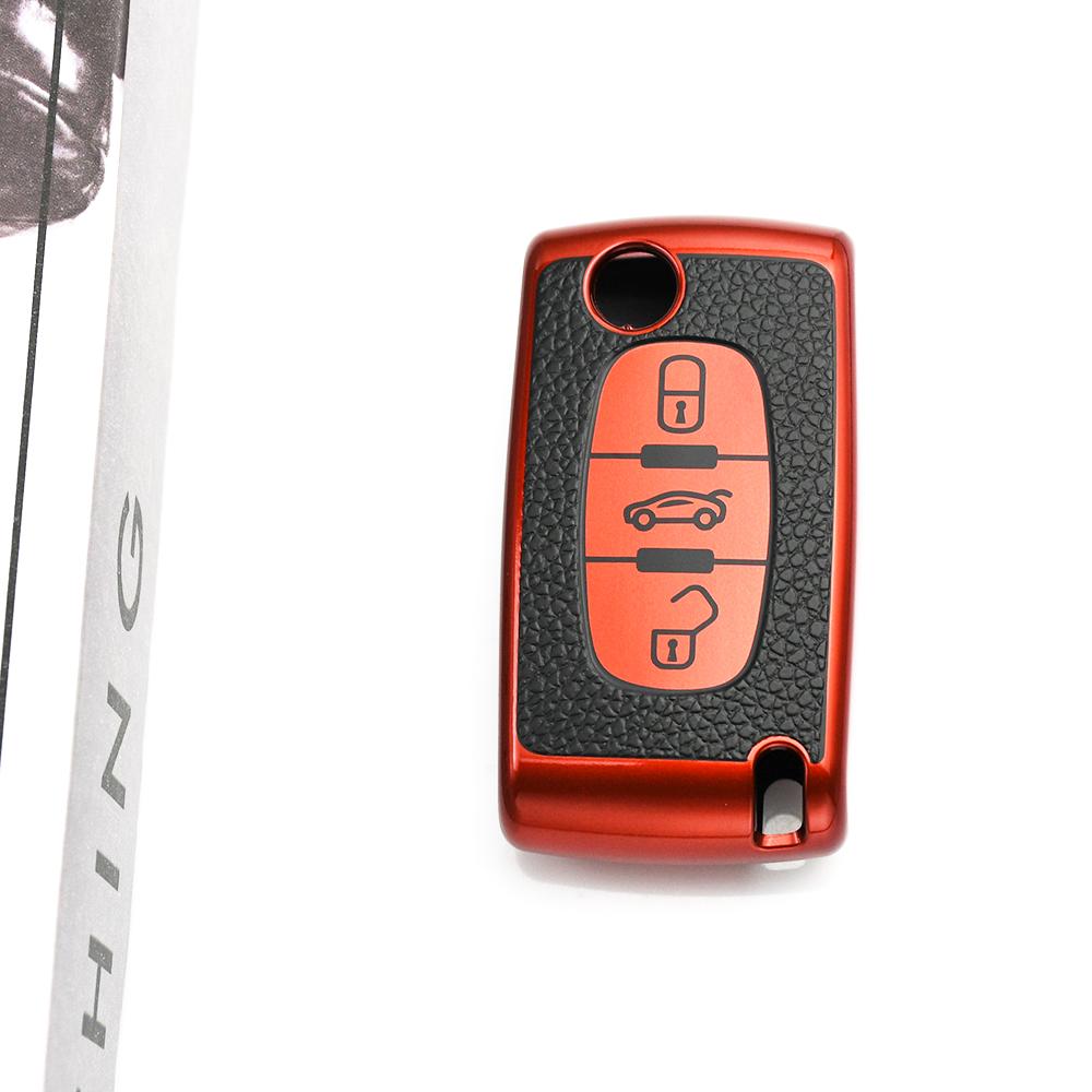 2/3 Buttons Car Key Fob Case Cover Holder for Peugeot 407 3008 5008 207 307 308 For Citroen DC2 C3 C4 C5 C6 SG C8 Xsara Picasso