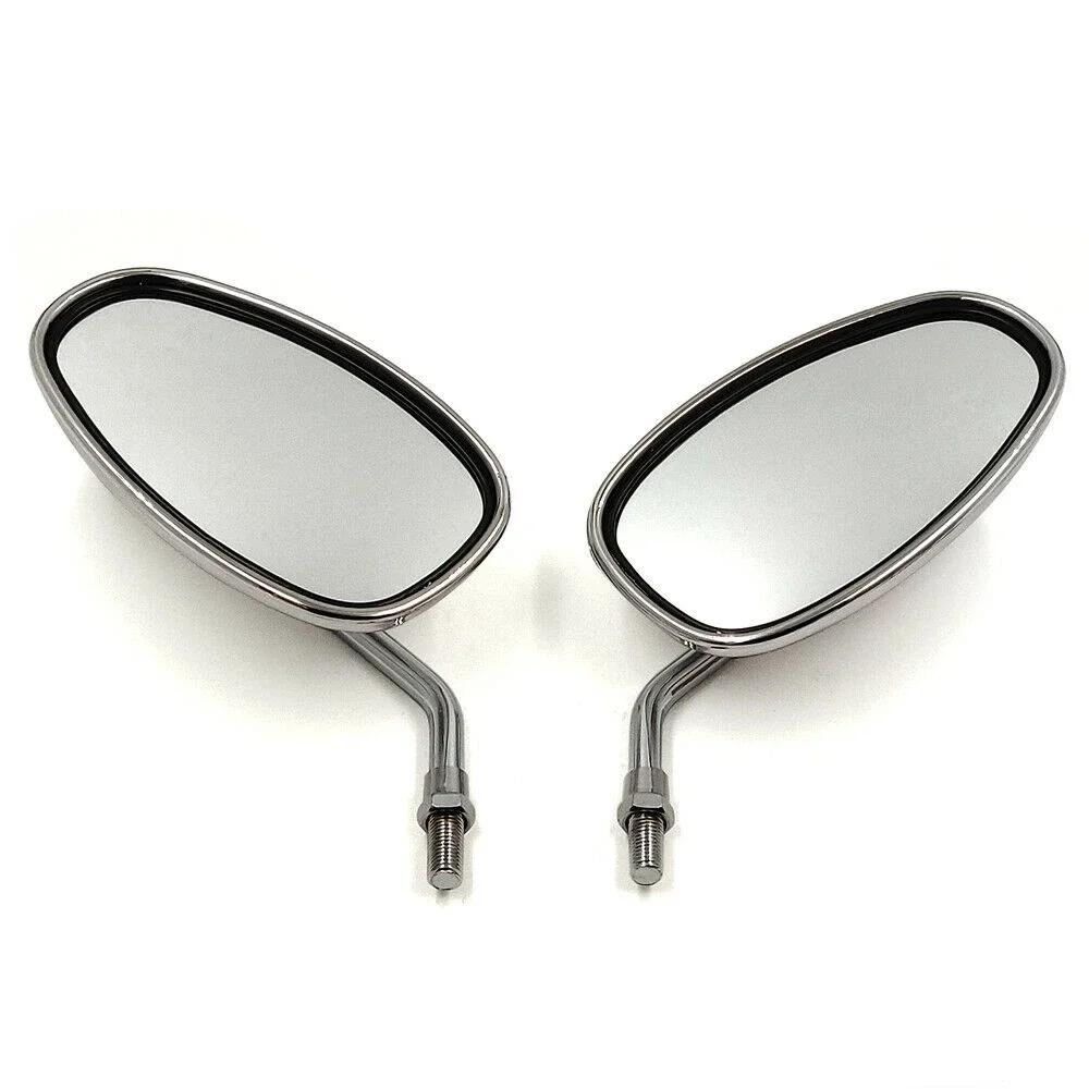 Motorcycle Racing Mirrors 10mm for YAMAHA XVS400 XVS1100 XVS1300 XV1900 XV1700 XV1600 V Star 1100 XVS1100