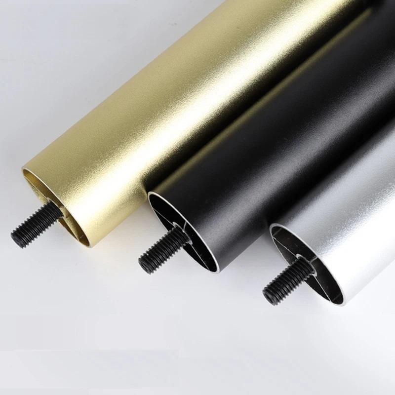 4 Stück verstellbare Möbelfüße M8 Aluminiumlegierung Tischbeine für TV-Schrank, Kleiderschrank, erhöhte Kühl-, Waschmaschinenfüße