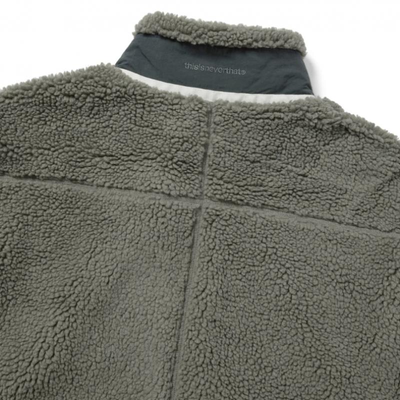 ThIs Is Never ThaT T Sherpa Fleece jas Grijs