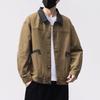 Men's High-End Japanese Retro Workwear Patchwork Jacket - Spring/Autumn 2025 Trend