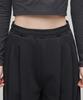 MUSINSA STANDARD WOMAN Women'S Double Knit Two-Tuck Wide Lounge Sweatpants [Dark Gray]