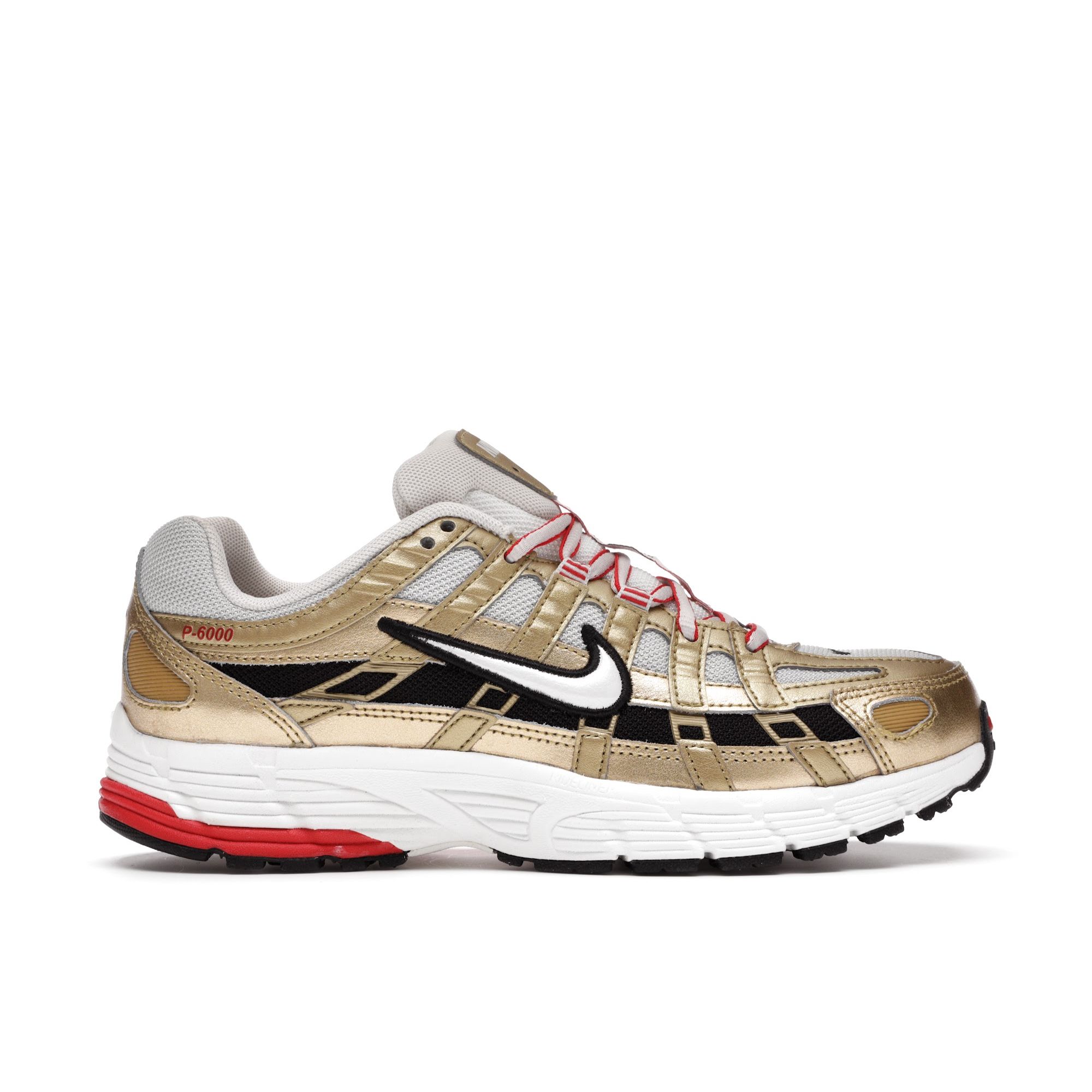 

Женские кроссовки Nike P-6000 Metallic Gold Light-Bone Summit-White BV1021-007