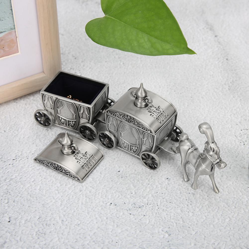 Tooth Collection Box Horse Shape Metal Storage Case Exquisite Vintage Craft Gift Ornament