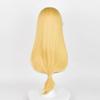 Applejack Cosplay Wig Anime Long Golden Yellow Scalp Wig Heat Resistant Synthetic Hair Anime Party Wigs