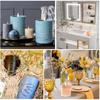 Diy Cylindrical Silicone Candle Molds With Cover Multi Functional Hand-made Leak-proof Containers For Candle Making
