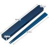 Skater Chopsticks Chopsticks Box Set Ocean Blue 18cm Antibacterial Adults Made In Japan ABC3AG-A