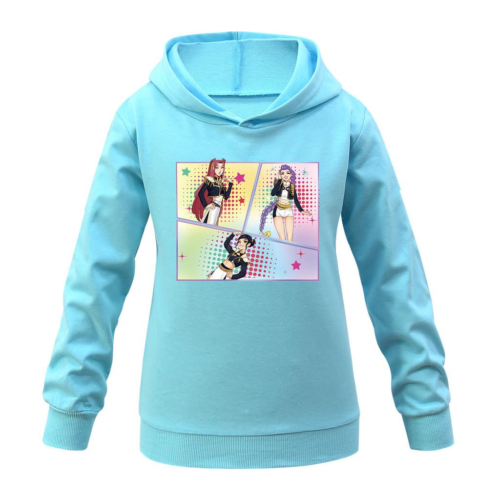 

Детские Девочки Аниме Мультяшный ПОП Звезда Руми Зои Мира Принт Повседневные Свитшоты с Длинными Рукавами Худи 170cm