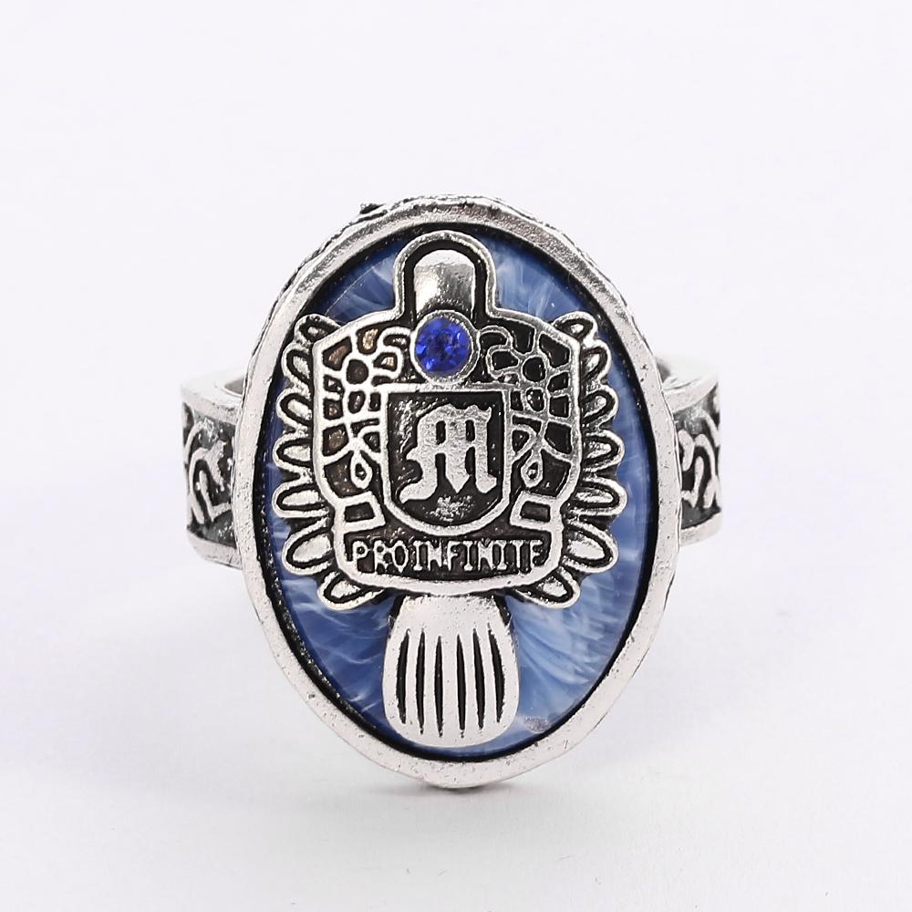 The Vampire Diaries A-Z 26 Písmen Prsten Pro Ženy A Muže Abecední Iniciály Gotické Šperky Salvatore Damon Znovuzrozený Denní Světlo Prsten