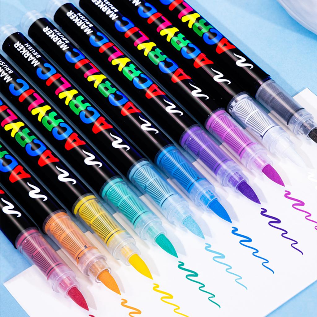 168/120/72/60/48/36/24/12 colors/box Artist Marker Set Direct Liquid Acrylic School Office Decoration Gift and Artwork Coloring