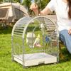 Outdoor Bird Carrier Winter Warm Portable Parrot Cage Easy to Carry Mobile