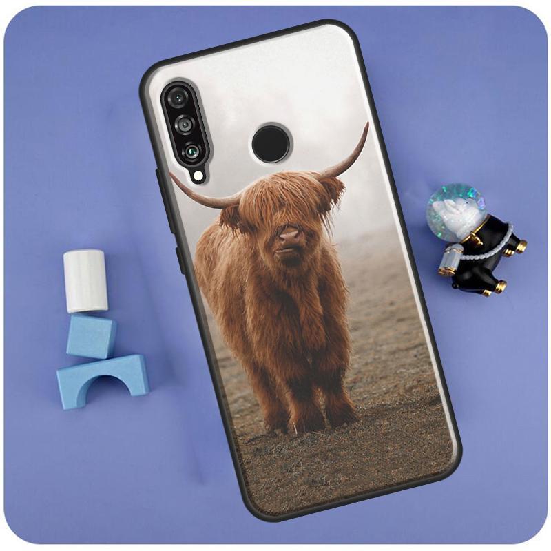Highland Cows For Huawei Nova 3i 7i 8i 11i 12i 9 10 SE Y60 Y61 Y70 Y72 Y73 Y90 Y91 P20 P30 P40 Lite Case