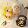 New Durable High Quality Soft Owl Chenille Hand Towel Hanging Fluffy Chenille Towel Owl Design Super Absorbent Funny Hand Towel