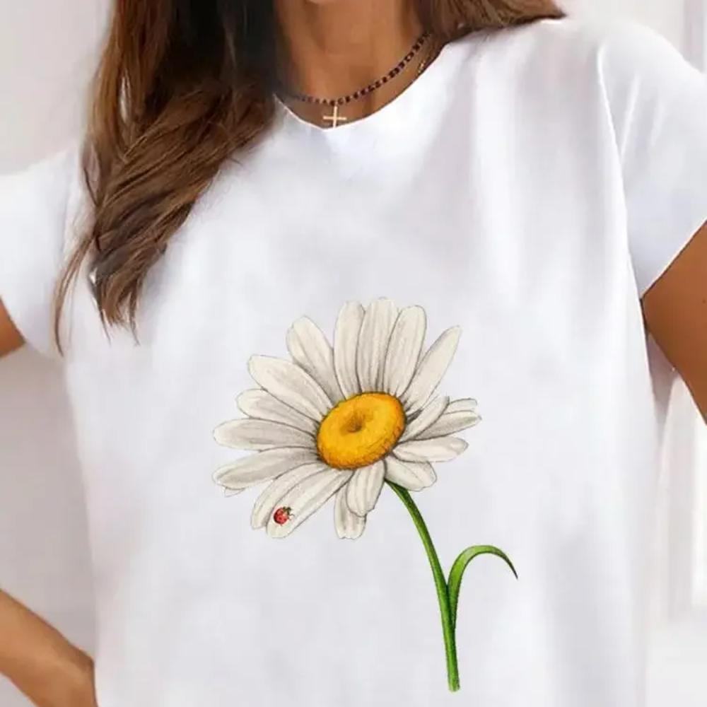 Plus Size Graphic Tee Clothes 90s Sweet Love Heart Valentine Ladies Print T Clothing Summer Female Women's Short Sleeve T-shirts