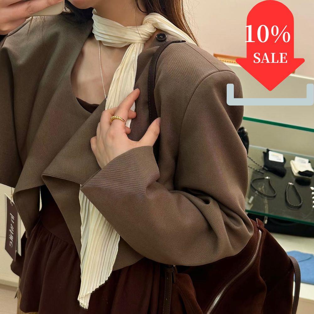 Crinkle Pleated Square Scarf Decorative Solid Color Crinkle Scarf Shawl Women Hijab Neckerchief Headscarf Thin Hair Tie Band