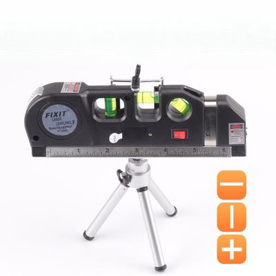 High-precision Electronic Digital Level Ruler, Aluminum Alloy Balanced Angle Ruler Measuring Instrument with Laser Infrared Ray