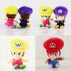Adorable Super Mario Bros Baby Mario Luigi Plush Toy Stuffed Doll 6.7" Gift