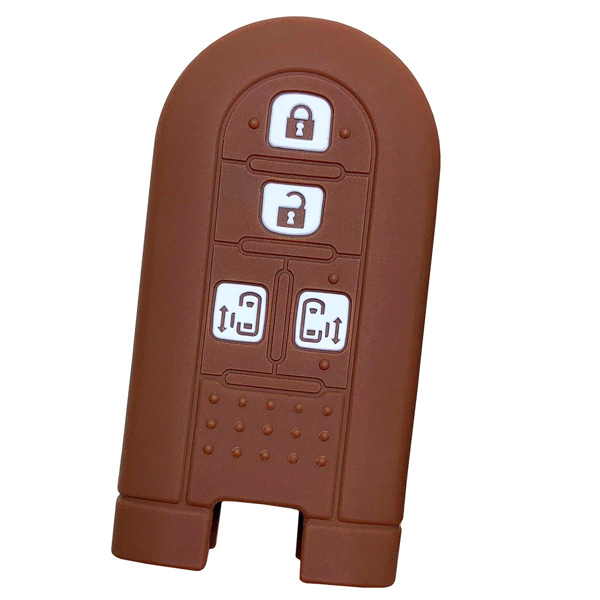 

[ИКТ] Силиконовый чехол для смарт-ключа Daihatsu / Toyota 4 кнопки Коричневый / Tanto /