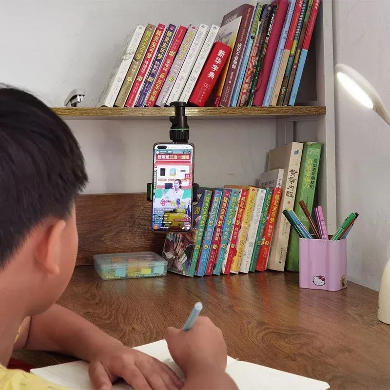 Multifunctional 360 Rearview Mirror Phone Holder Rotatable Car Seat Hanging Clip Bracket Rack Smartphone Stand Auto Rear Headres