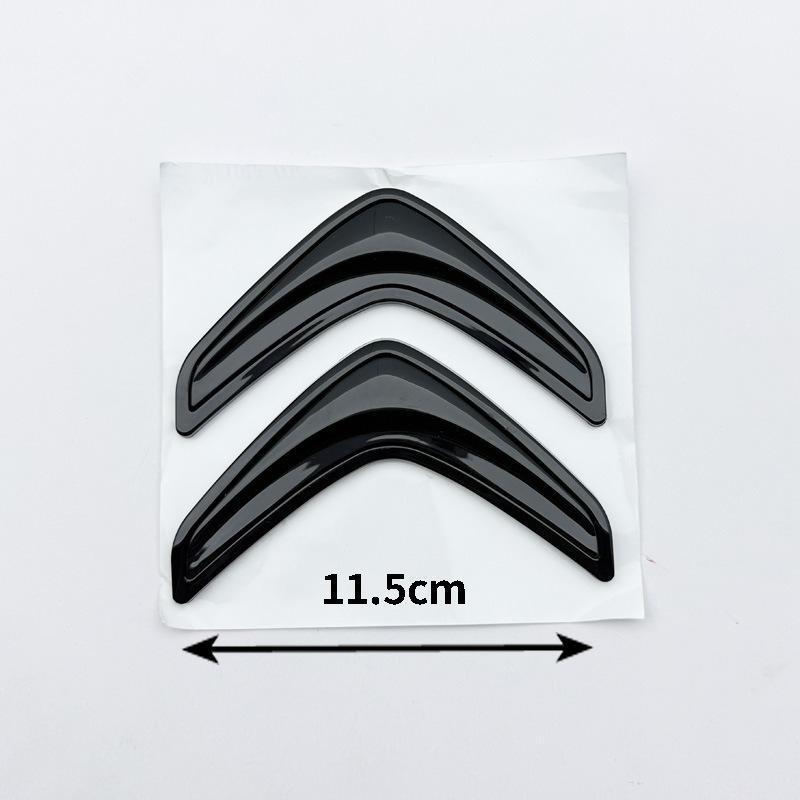 AGX4 ABS Car Front Rear logo letter sticker Rear Bumper tail door trunk sticker for Citroen Elysee Berlingo Xsara C3 XR C4 Picasso C5