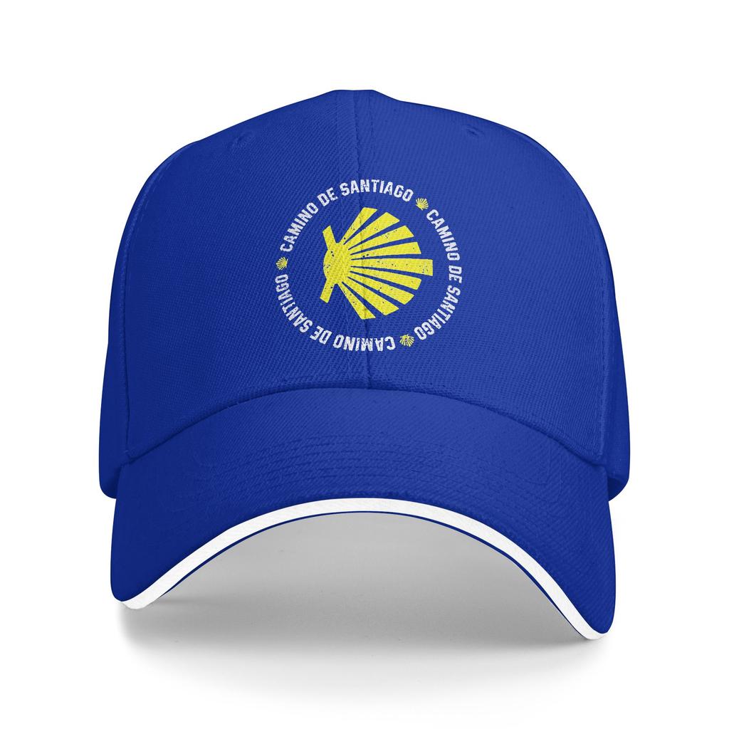 Camino De Santiago Sandwich Cap Unisex OutdoorBaseball Caps Shells Sandwich Hat Adjustable Snapback Caps Sun Hats Autumn Hat