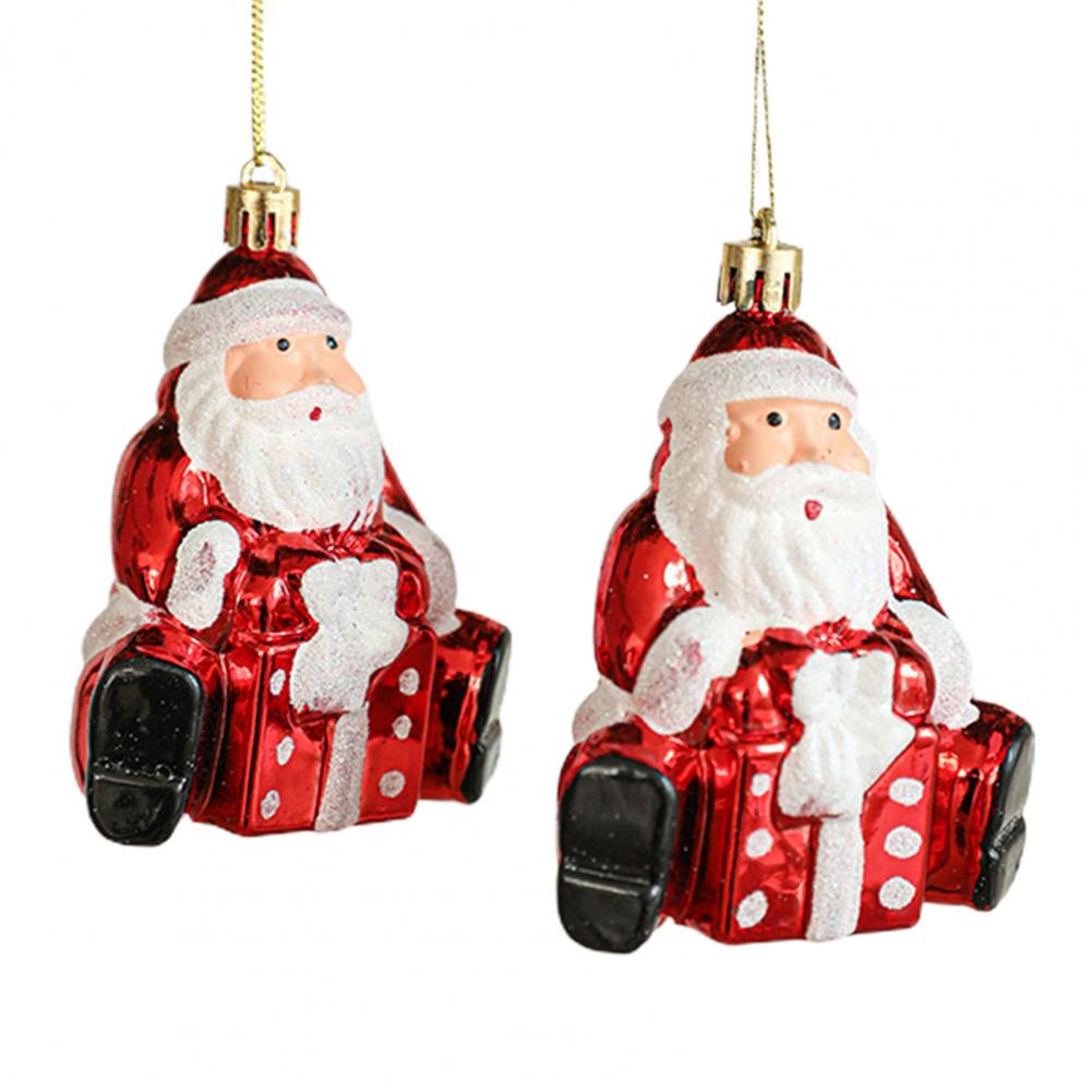 Mushroom Christmas Decoration Christmas Pendant Festive Christmas Tree Ornaments Santa Claus Xmas Decorations for Home Car Set