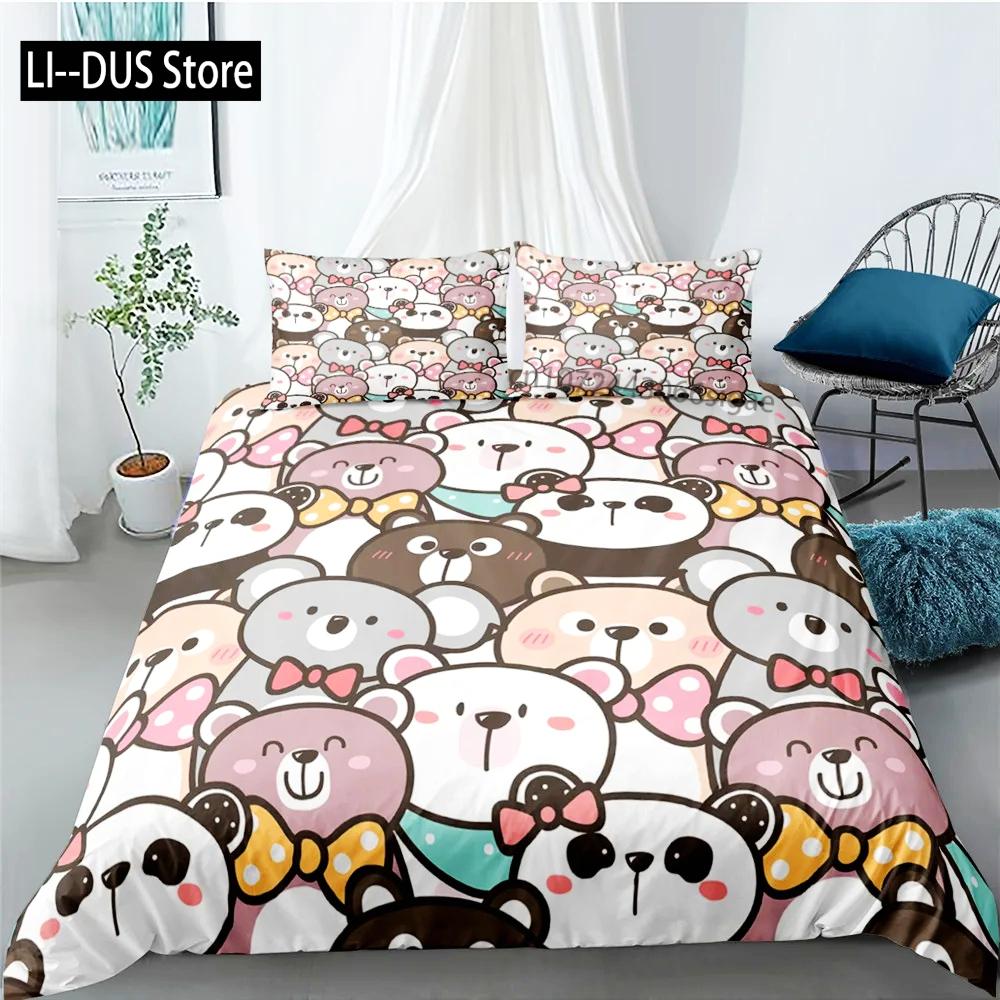 

Одеяло Мультяшный Милый Панда Постельное Белье Детские Мальчики Креативная Кровать С Для Подростков Постельное Белье King Size Comforter (quilt)-EU Single(135*200cm)3pcs