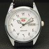 REFURBISHED SEIKO 5 AUTOMATIC 6309A VINTAGE JAPAN MENS WHITE WATCH A441227-4 Sk-a441227
