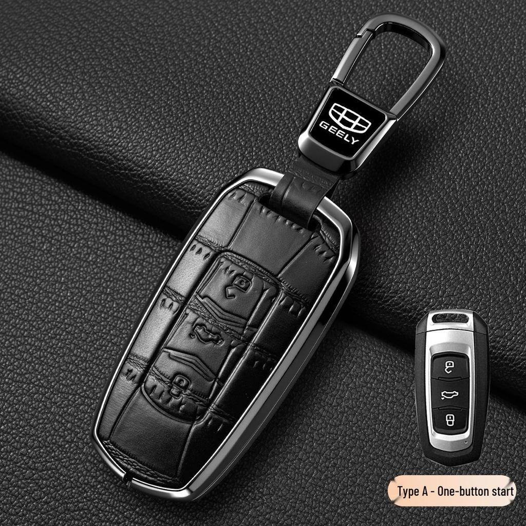 Geely Car Key Case & Protective Shell for Emgrand, Xingrui, Boyue Pro, Xingyue L, Vision X3/X6, Binyue Models
