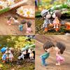 Delightful Kissing Couple Dolls For Handicraft Micro Garden Ornamentation