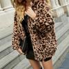 JKASHDK Women's Fashion Casual Leopard Print  Autumn Winter Long Sleeve Hooded Jackets & Coats