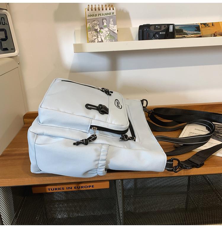 College Messenger Bag Studentische Umhängetasche für den Unterricht Große Kapazität Tragetasche