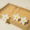 New Early Spring Flower Earnail Women's Fashion Necklace Set, Versatile and Niche Charm Jewelry Set