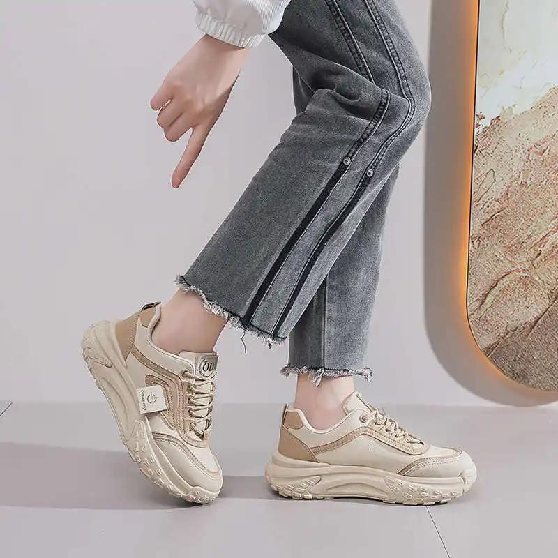 Fashion Without Heel White High Boot Sneakers Skateboard Shoes Woman High Sneakers Sport Tenya Tenisfeminino Styling Fashion-man