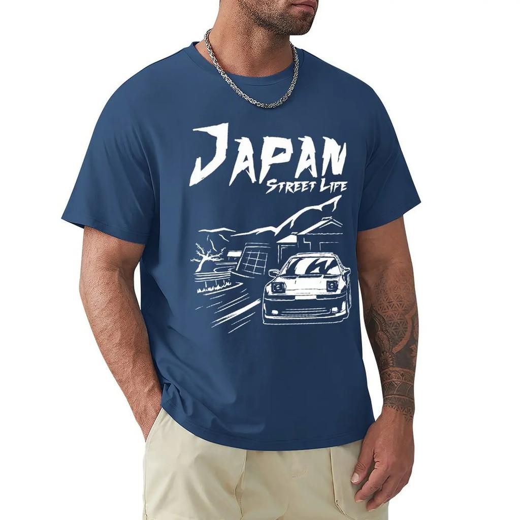 Freizeit MK3 JZA70 Jdm T-Shirt Herren Rundhals Reine Baumwolle T-Shirt Automobil Höchstgeschwindigkeit Kurzarm T-Shirt Partykleidung