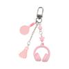 Practical Keychain Accessory Music Themes Unique Headphones Badminton Styles Hanging Ornament for Birthdays Sports Event