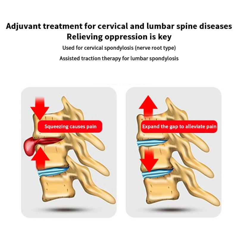 Chiropraktické nástroje Krční postroj Krční protahovací pás Pokrývka hlavy Závěsné cervikální trakční zařízení Strečový fixační popruh Úleva od bolesti