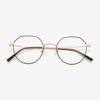 Seutailwokeu Matte Brown & Rose Gold Metal Style12 M Mbr/Rg 50Mm Stylework Eyeglass Frames
