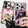 Bleach Kyoraku Shunsui Plating Phone Case For Xiaomi Redmi Note 14 15 Pro Plus 13 12 11 11S 11T 10 9S 9 5G Anti-Fall Airabag Cov