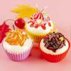 24 Pieces, Silicone Cupcake Molds, Cupcake and Muffin Molds, Reusable Muffin Molds, Silicone Baking Molds (24 Pieces) Random Random Color