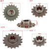 49cc 43cc T8f Tooth Pinion Children's Atv Chains Mini Dirt Pit Bike 11  14 17 20 Tooth 2 Stroke Bike Moto Pocket Bike Sprocket