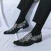 Nowe Męskie Szpiczaste Mokasyny Mieszane z Ćwiekami i Cekinami Męskie Eleganckie Casualowe Buty Mokasyny Buty Imprezowe Buty do Prowadzenia Samochodu Płaskie Obuwie Zapatos Hombre