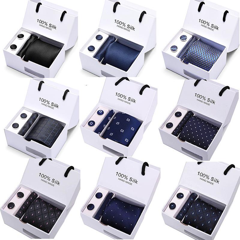 

Деловой галстук Мужской галстучный набор Принтованный галстук для работы