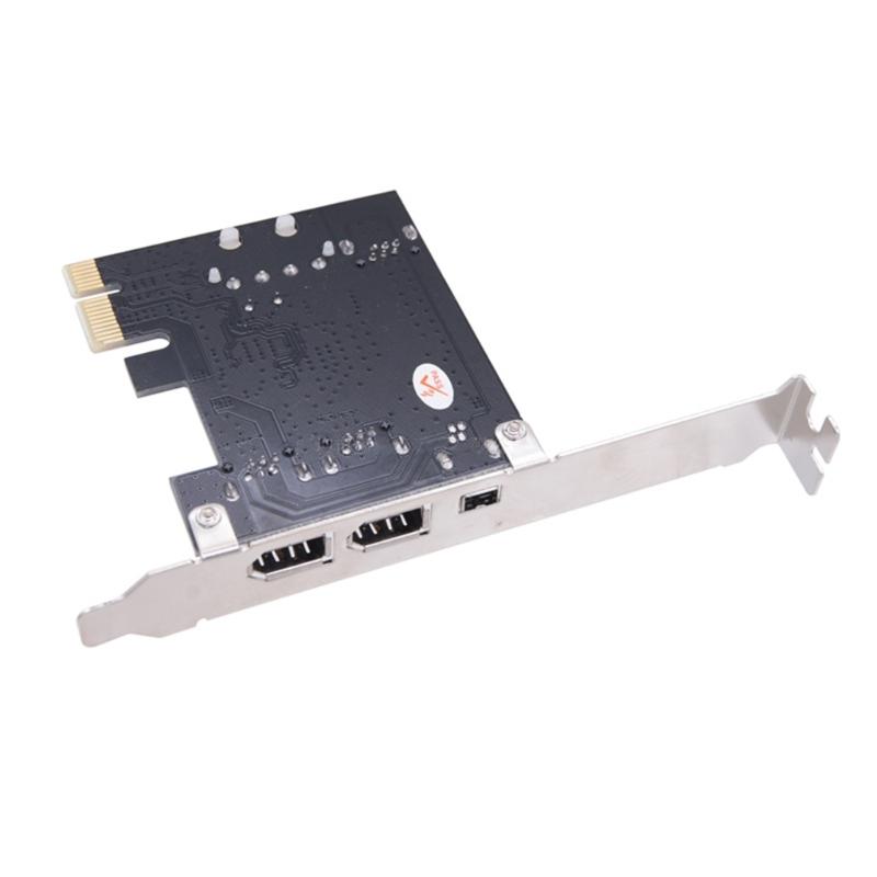 4 Port PCIE 1X to 1394 Video Capture Card with Firewire Adapter Desktop Computer Professional Video Processing
