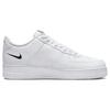 Nike Air Force 1 Low Quadruple Swoosh unisex joggesko White Bright-Crimson Metallic-Silver FJ4226-100