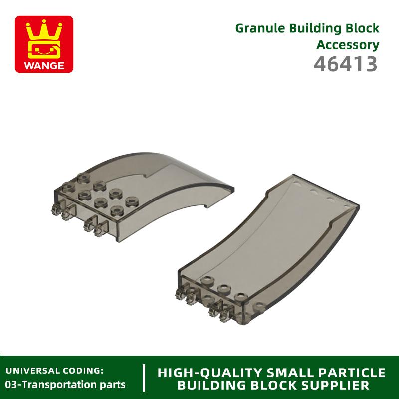 80Pcs/Lot 46413 Windshield Cockpit Cover Building Block Moc Attachments Works With featuring Bricks DO-IT-YOURSELF Children Plaything Present Box