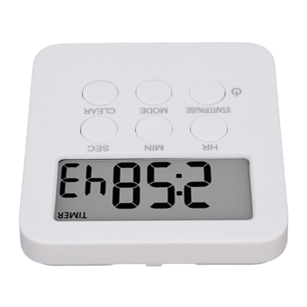 24H Alarm Clock White Reminder Device Versatile Countdown Timer for Baking