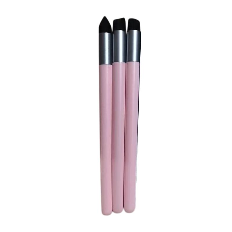 3Pcs Reusable Sponge Pens BPA Free Washable Brushes for Pastel Oil Painting Sketching Kids Use